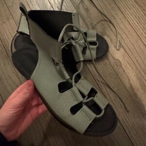 Stylish Green gladiator Women's Sandals